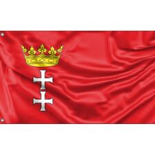 Danzig, Polen Flagge I