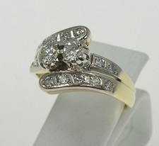 Brillantring in 14 Kt.Gold Art