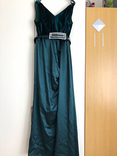 Damen abendkleid lang grün - lang,