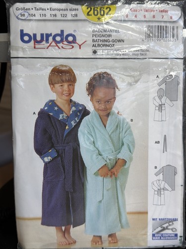 Burda easy schnittmuster 2662 - schnittmuster,