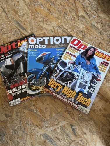 Option moto magazines lot - moto,
