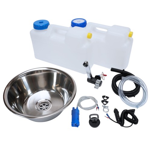 12v camping spüle - spüle, rund