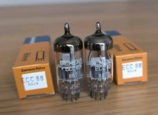 Matched pair ECC88 SIEMENS GA