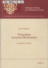 Paracelsus neuen horizonten - paracelsus, in