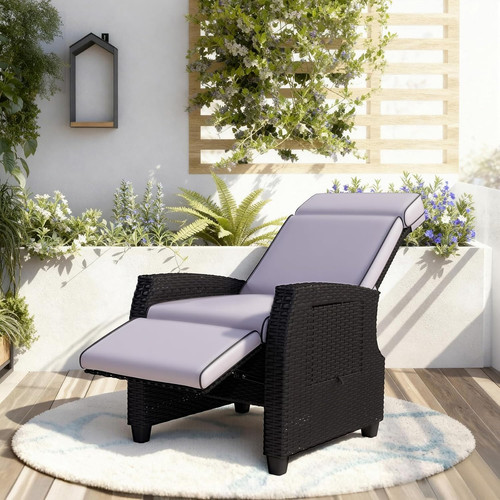 Gartensessel relaxliege mit - gartensessel,