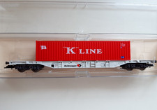 Fleischmann 5247 K  H0 Schwerlastwagen mit Container K Line