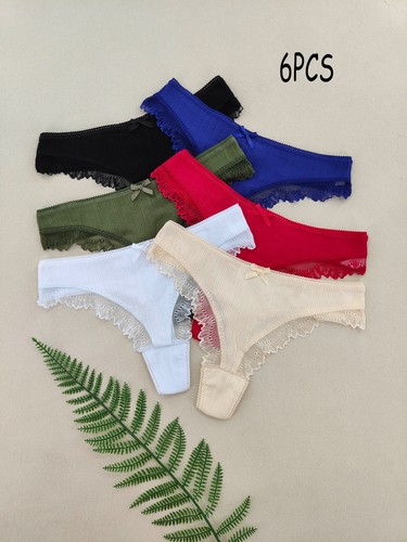 6er set damen slips - 6er,