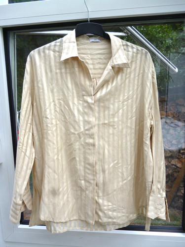 Bluse damen beige mit - bluse,