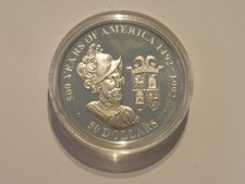 50 Dollar Silbermünze - 500