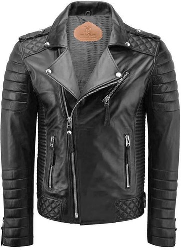 Herren lammfell lederjacke - lammfell,