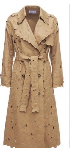 Red valentino damen trenchcoat - red,