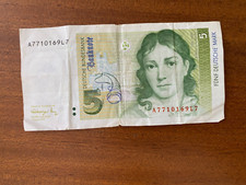 5 DM Deutsche Mark DM Schein