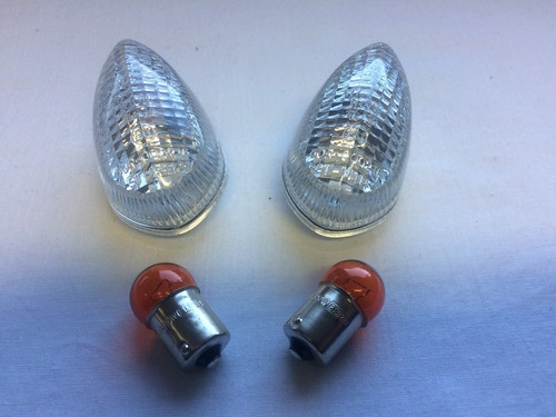 Satz weiße blinker gläser - weiße,