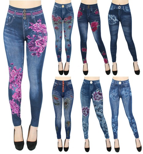 High waist damen jeggings - high,