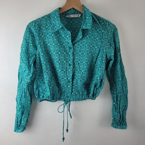 Zara damen blau grün - zara, xs