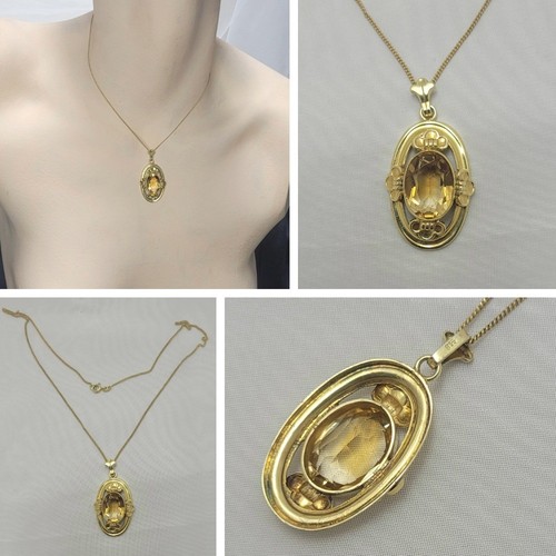 Art deco anhänger mit kette - art,