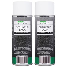 2x KOKA Struktur-Lack grob
