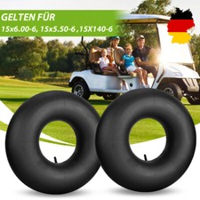 2x Reifen Schlauch 15x6.00-6