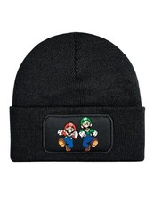Unisex Beanie Mütze mit Mario Luigi  Druck Print als Geschenk für Herren & Damen