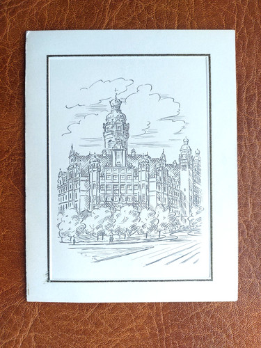 Gedenkblatt faltblatt ddr - gedenkblatt,,