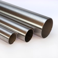 V2A VA Edelstahl Rohr geschliffen K240 Rundrohr Edelstahlrohr bis 2000 mm Länge