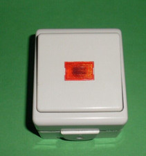 Gira 01252 Wipp-Kontrollschalter mit Glimmlampe Ausschalter 2-polig AP