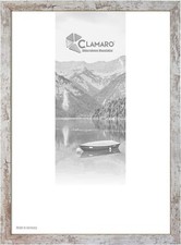 Bilderrahmen Vintage Weiss CLAMARO Collage nach Maß FSC®Holz Modern eckig M3016 