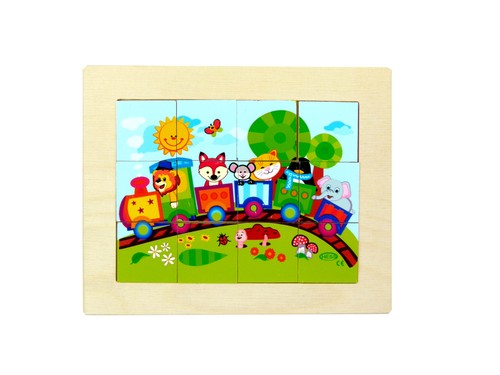 Minipuzzle eisenbahn holz hess - minipuzzle,