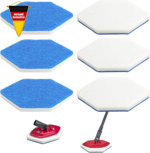 6pcs ersatzschwamm für - ersatzschwamm,