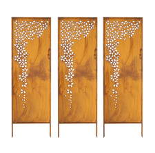 EDELROST SICHTSCHUTZ 3x GARTEN