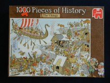 1000 Teile Puzzle "Die Wikinger - The Vikings" von Jumbo - vollständig, super Z.