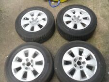 7x16 AUDI AUDI A6 4G ORIGINAL ALUFELGEN LK 5x112 225/60 CONTINENTAL WINTERREIFEN