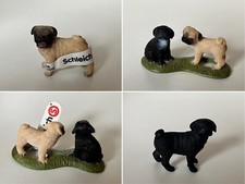 Schleich Hunde Mops Rüde Hündin Welpen verschiedene Raritäten zur Auswahl