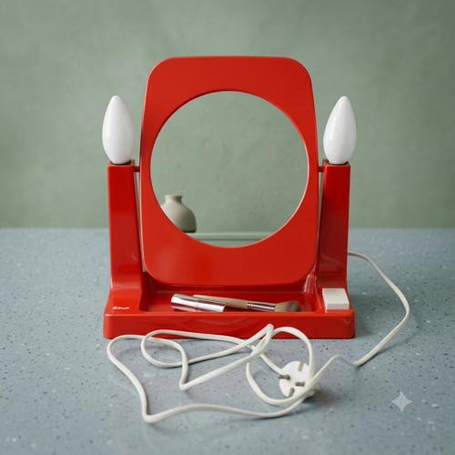 Retro kosmetikspiegel - retro,
