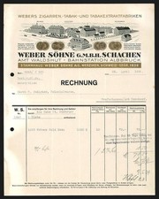 Rechnung Schachen 1929, Weber