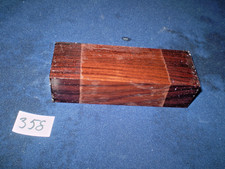 Cocobolo Messergriff  Griffholz  Edelholz   120 x 42 x 33 mm   Nr. 358