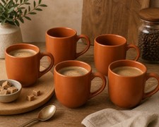 6 Stk Kaffeetassen orange