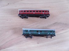 Sammlerstücke: Altes Blechspielzeug Eisenbahn Wagons v. HWN Heinrich Wimmer Nbg.