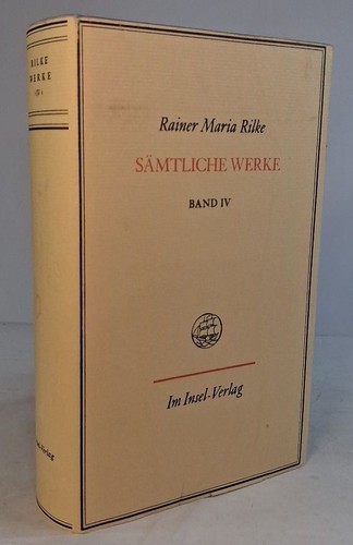 Rainer maria rilke sämtliche - rainer,