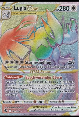 Lugia vstar 202 195 - lugia-vstar, rainbow