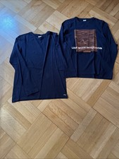 2 dunkelblaue Pullover in