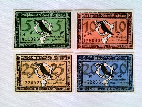 Banknoten notgeld merseburg - notgeld,,
