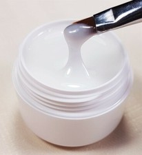 UV Aufbau Gel weiß milchig 15ml dickviskos Babyboomer Porzellaneffekt UV LED Gel
