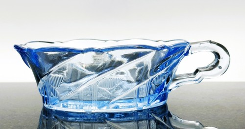 Brockwitz art deco - deco, blaues