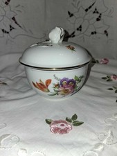 Zuckerdose Porzellan FURSTENBERG Blume Bunte