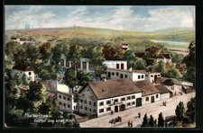 Ansichtskarte München-Thalkirchen, Gasthof zum alten Wirt, Panorama 1908 