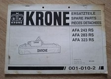 Krone Mähwerk AFA 243 + 283 + 323 RS Ersatzteilliste