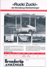 Prospekt Brenderup Anhänger Rucki-Zucki YT1