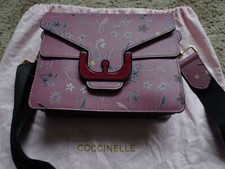 Coccinelle tasche leder blumen - leder,