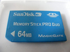 64MB Memory Stick PRO Duo ( 64 MB MS PRO Duo ) SanDisk gebraucht